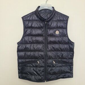 Moncler Gui Gilet Down Men's Black Size 5